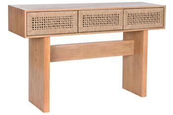 CONSOLE PIN JUTE 120X30X74 NATUREL MB208705 1