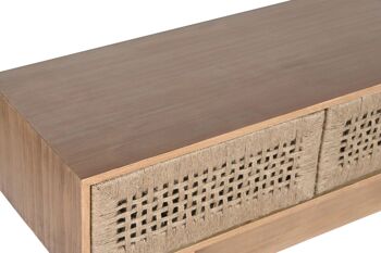 CONSOLE PIN JUTE 120X30X74 NATUREL MB208705 2