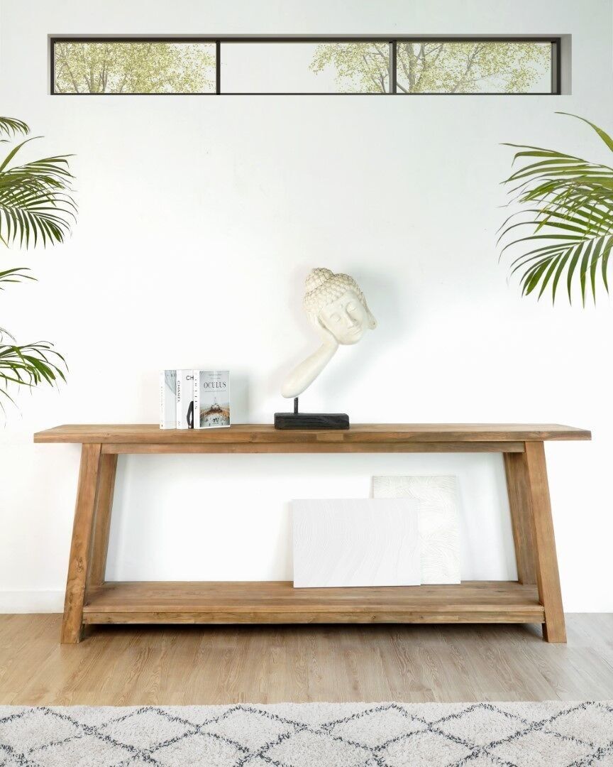 CONSOLE IN TEAK RICICLATO 240X45X90 NATURALE MB213865