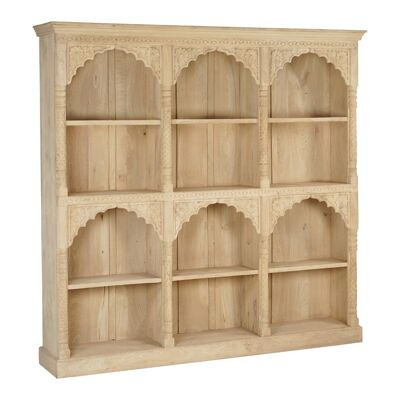 HAND CARVED WOODEN SHELF 204X38X196 MB213893