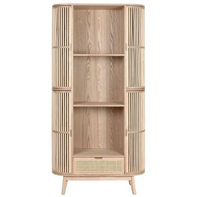 ESTANTERIA ABETO RATAN 88X36X180 NATURAL MB212466