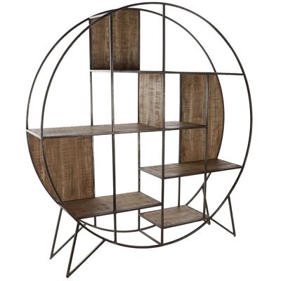 MENSOLA IN METALLO ACACIA 175X36X183 MARRONE MB177704