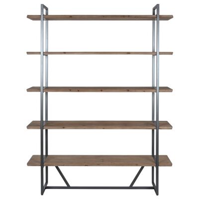 ETAGERE METAL SAPIN 148X36.5X200 30.00 NOIR MB212481