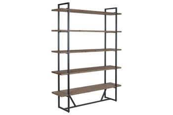 ETAGERE METAL SAPIN 148X36.5X200 30.00 NOIR MB212481 2