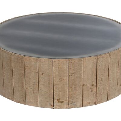 FIR MDF COFFEE TABLE 90X90X30 NATURAL MB209223