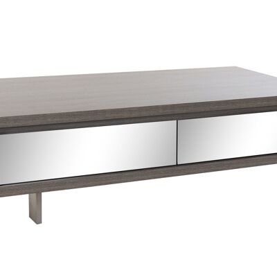 MIRROR COFFEE TABLE 140X70X40.5 LIGHT GRAY LACQUER MB162812