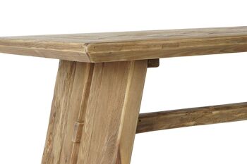 TABLE BASSE BOIS RECYCLE 130X70X40 NATUREL MB182196 4