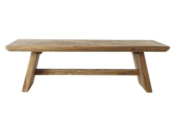 TABLE BASSE BOIS RECYCLE 130X70X40 NATUREL MB182196 5