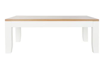 TABLE BASSE MANGUE ACACIA 120X70X45 BLANC MB207447 6