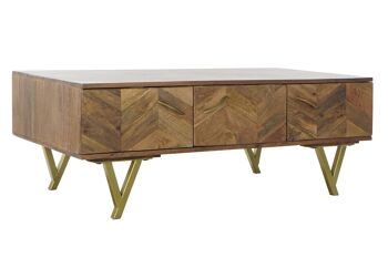 TABLE BASSE MANGO METAL 120X60,5X46 NATUREL MB185308 1