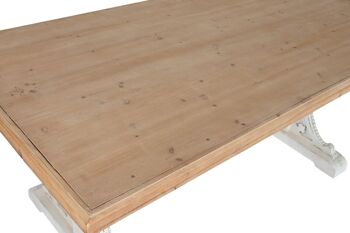 TABLE À MANGER MDF SAPIN 180X90X76 40.00 DECAPE MB212185 3