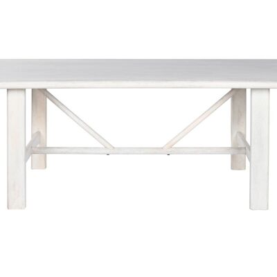 MESA COMEDOR MANGO 213,4X96,5X76,2 BLANCO MB213097