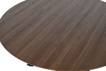 TABLE À MANGER MDF 120X120X75 POUR 4-6 PERSONNES MB208516 2