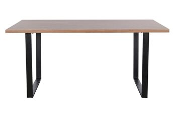 TABLE À MANGER MDF 160X90X75 POUR 4-6 PERSONNES MB208515 6