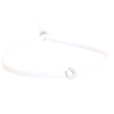 Bracelet for good luck - white silver