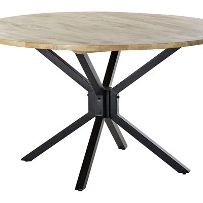 MESA REDONDA COMEDOR MANGO METAL 127X127X75 MB194920