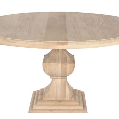 MESA REDONDA COMEDOR MANGO 150X150X76 NATURAL MB212683