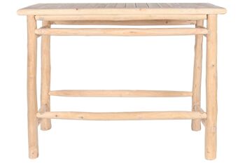 TABLE TECK 133X65X105 NATUREL NATUREL MB208051 2