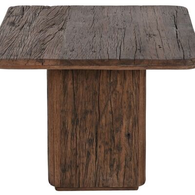 RECYCLED WOOD SIDE TABLE 61X61X50 BROWN MB212650