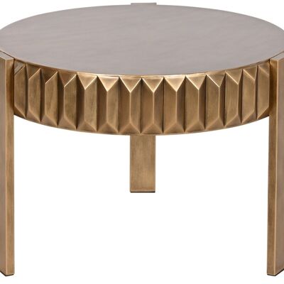 METAL AUXILIARY TABLE 62X62X50 5.62 GOLD MB212232