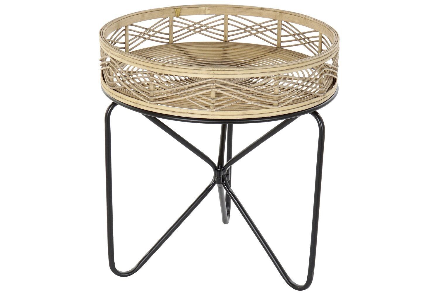 TAVOLINO RATTAN BAMBÙ 50X50X52 NATURALE MB186418