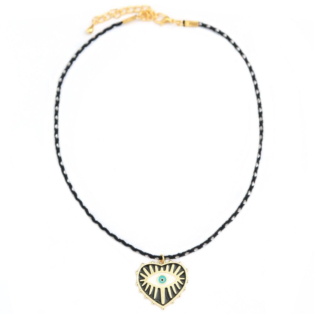 Collier Santorin noir