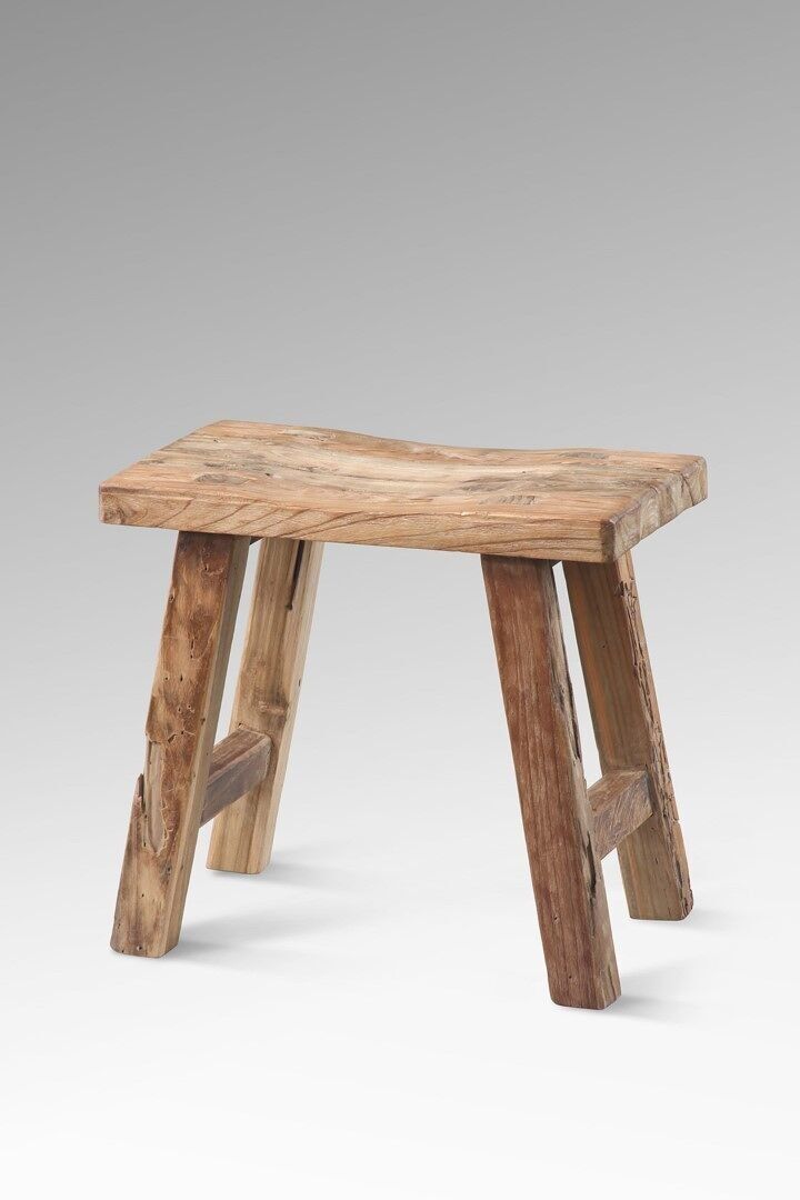 TAVOLINO IN TEAK MASSELLO 50X20X50 4.00 NATURALE MB213829