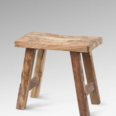 SOLID TEAK SIDE TABLE 50X20X50 4.00 NATURAL MB213829