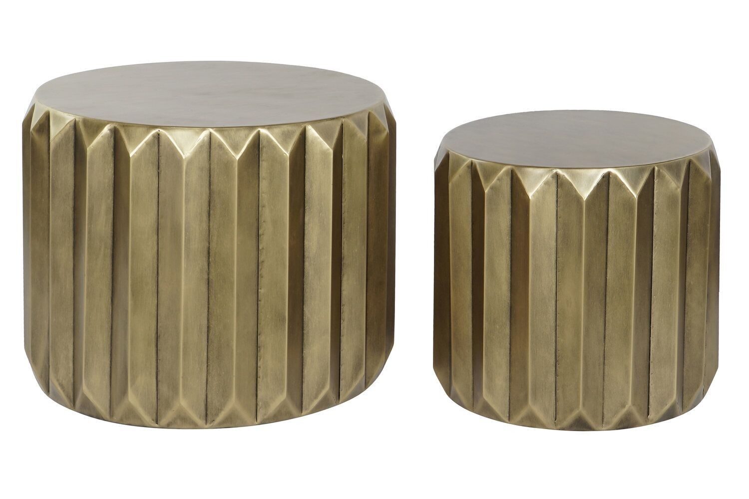 SET TAVOLI AUSILIARI 2 METALLO 64X64X50 10.44 49X45 MB208111