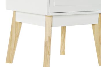 TABLE DE NUIT MDF 45X36X49 BLANC MB186156 4