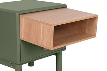 TABLE DE CHEVET MDF PU 48X40X55 VERT MB209004 7