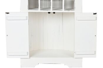 CAOBILLA MOBILIER DE BAR 55X35X195 BLANC CASSÉ MB211300 4