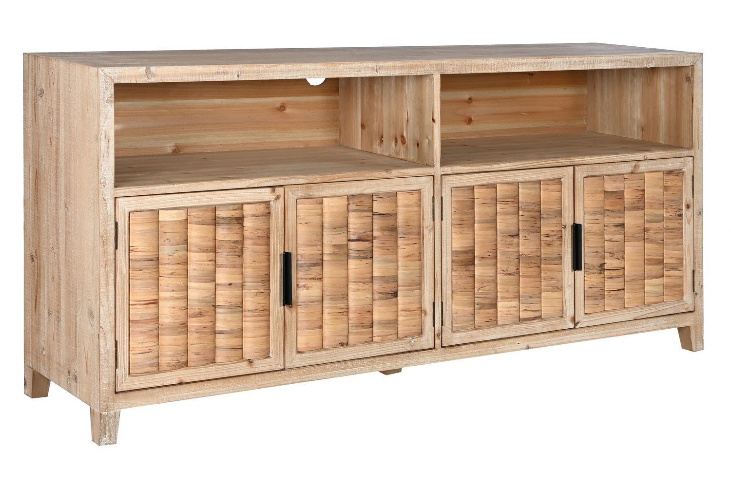 MOBILE TV FIBRA DI ABETE 178X40X82 MARRONE NATURALE MB209345