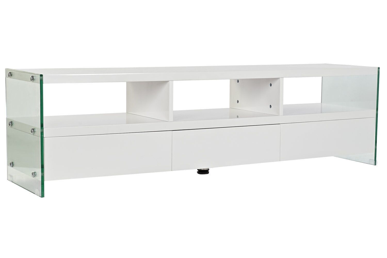 PORTA TV MDF VETRO 160X40X45 BIANCO MB188063