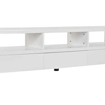 TV STAND MDF GLASS 160X40X45 WHITE MB188063