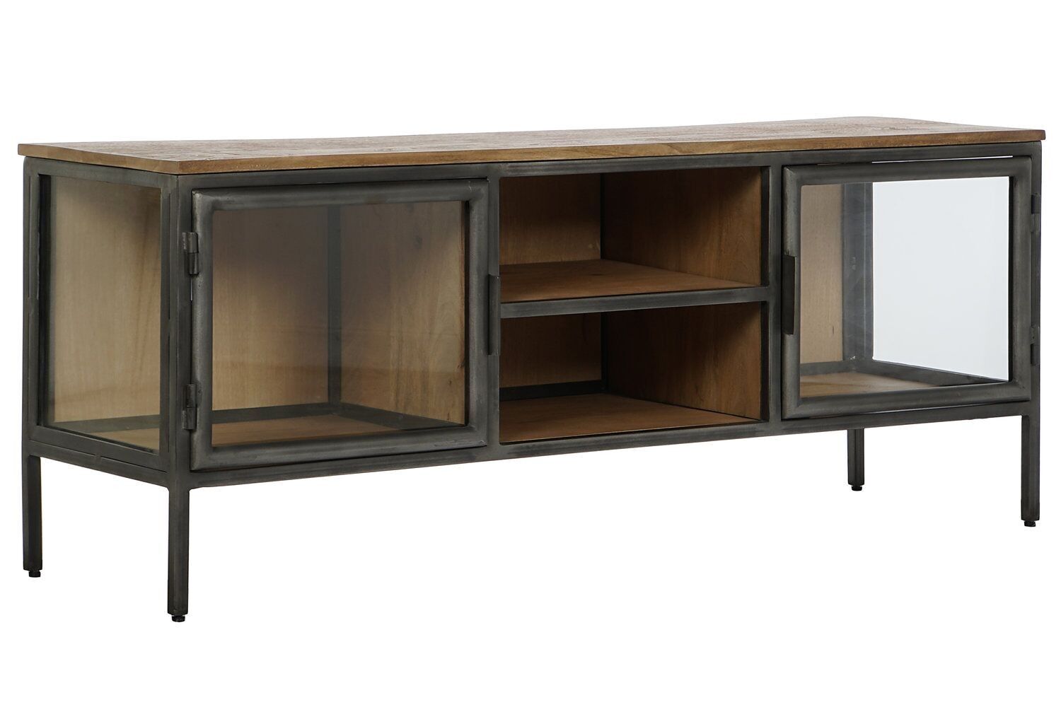 MOBILE TV LEGNO METALLO 137X40X55 NATURALE MB208536