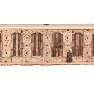 CARVED WOOD TV CABINET 194X50X63 SINGLE PIECE MB213738