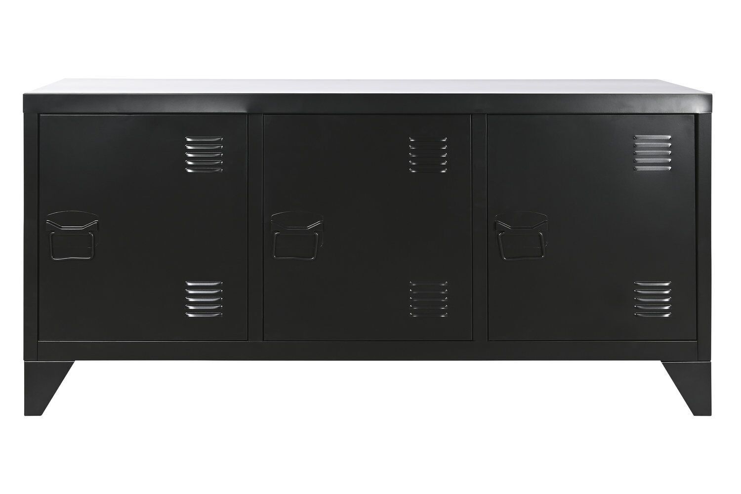 MOBILE TV IN METALLO 120X40X58 ARMADIO NERO MB210811