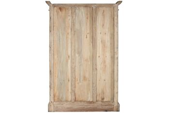 VITRINE EN BOIS RECYCLÉ 140X55X209 NATUREL MB213741 3