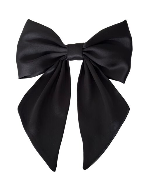 Hair bow clip - Black