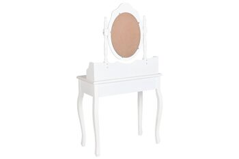 MIROIR DE COMMODE MDF 75X42X140 BLANC MB212340 3