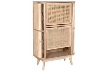 ETAGERE A CHAUSSURES ROTIN SAPIN 70X29X115 NATUREL MB212471 2