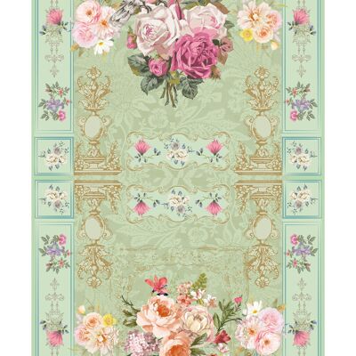 Beach Towel Vintage Flora