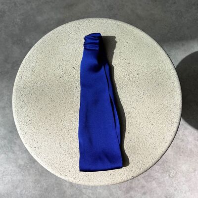 Satin Headband - Royal Blue