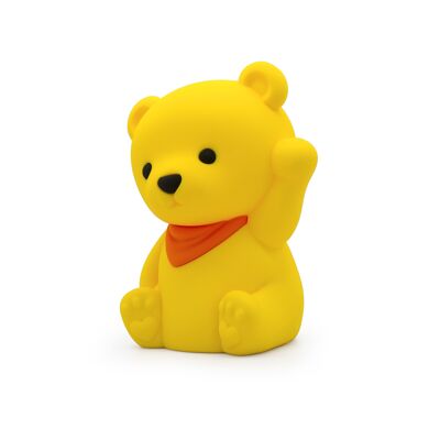 Soft silicone night light (battery operated) the bear - DHINK