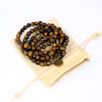 Bracelet Mala Oeil de tigre 2