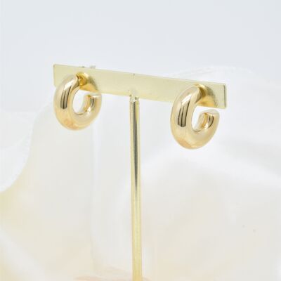 Hoop earrings in stainless steel - BO100230