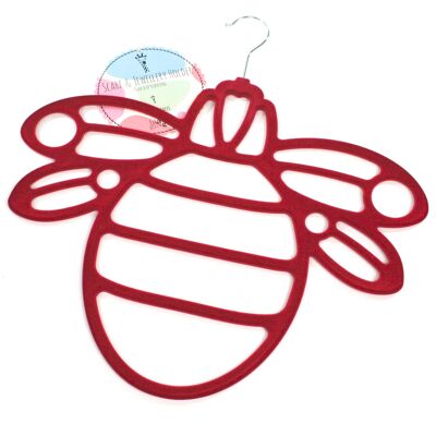 Scarf Hanger - Raspberry Bee