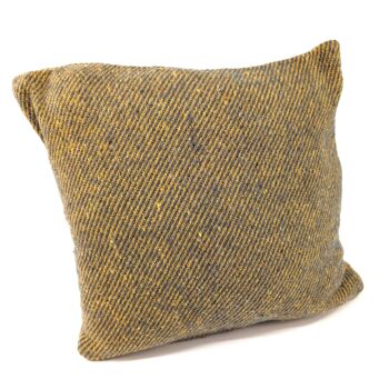 HOUSSE DE COUSSIN EN COTON RECYCLÉ ÉQUITABLE (40X40CM) - ARDOISE TOURNESOL