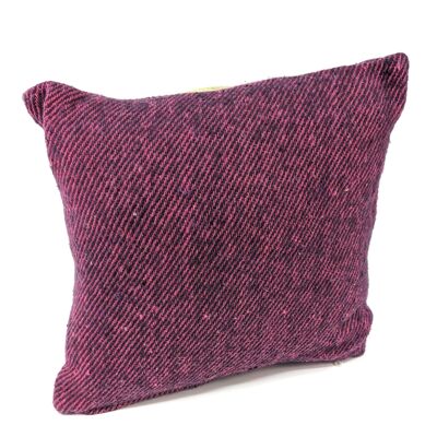 FAIR TRADE RECYCLED COTTON CUSHION COVER (40X40CM) - MIXED BERRIES